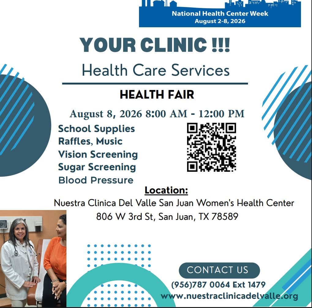 Event flyer for 2026 Health Fair. Opens the full-size image.