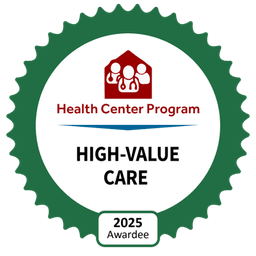 HRSA Health Center Program High Value Care awardee, 2025